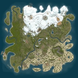 Rust map seed 0 world size 4520